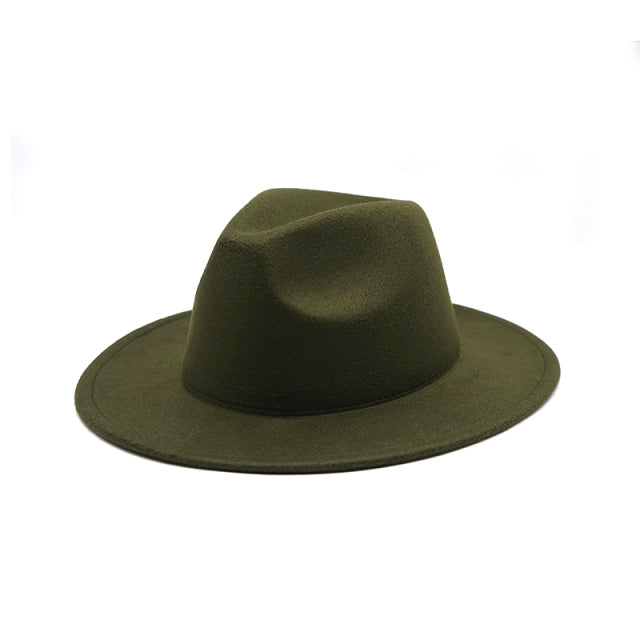 Unisex Fedora Flat Brim Hat - Shirtafied