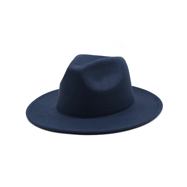 Unisex Fedora Flat Brim Hat - Shirtafied