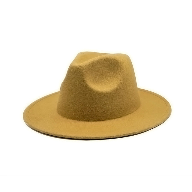 Unisex Fedora Flat Brim Hat - Shirtafied