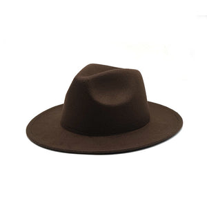 Unisex Fedora Flat Brim Hat - Shirtafied