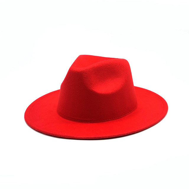 Unisex Fedora Flat Brim Hat - Shirtafied