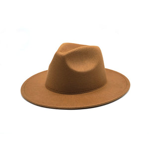 Unisex Fedora Flat Brim Hat - Shirtafied