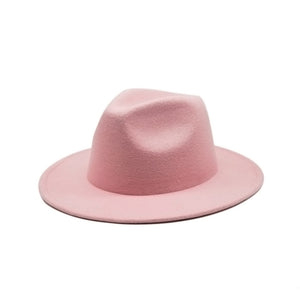 Unisex Fedora Flat Brim Hat - Shirtafied