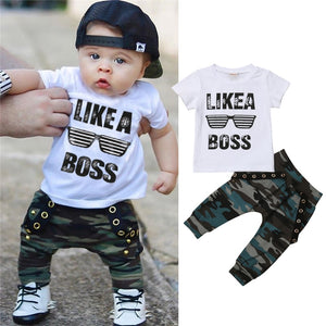 Boys 2 Piece T Shirt and Pants Outfit - Shirtafied