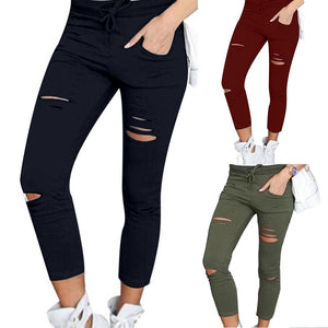 Girls High Waist Elastic Skinny Jeans - Shirtafied