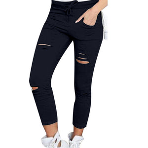 Girls High Waist Elastic Skinny Jeans - Shirtafied