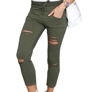 Girls High Waist Elastic Skinny Jeans - Shirtafied