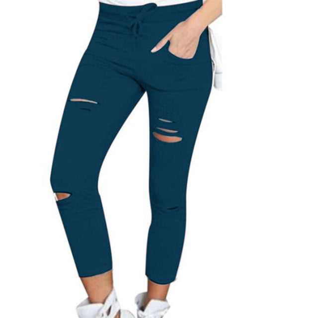 Girls High Waist Elastic Skinny Jeans - Shirtafied