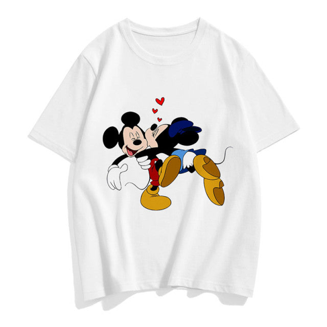 Women's Cartoon Print Character T Shirt - Shirtafied