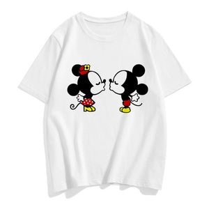 Women's Cartoon Print Character T Shirt - Shirtafied