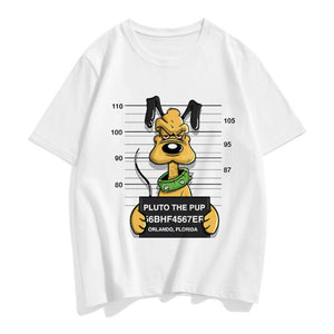 Women's Cartoon Print Character T Shirt - Shirtafied