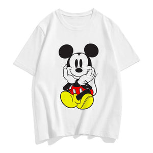 Women's Cartoon Print Character T Shirt - Shirtafied