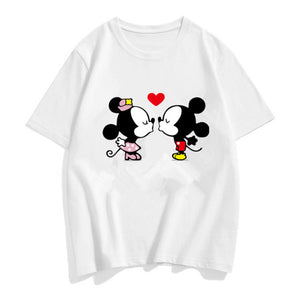 Women's Cartoon Print Character T Shirt - Shirtafied