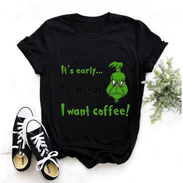 Women's Don't Touch My Coffee Print T Shirt - Shirtafied