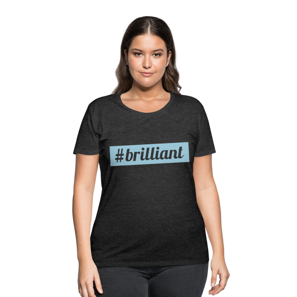 Women’s Curvy Hashtag Era T Shirt - deep heather