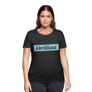 Women’s Curvy Hashtag Era T Shirt - deep heather