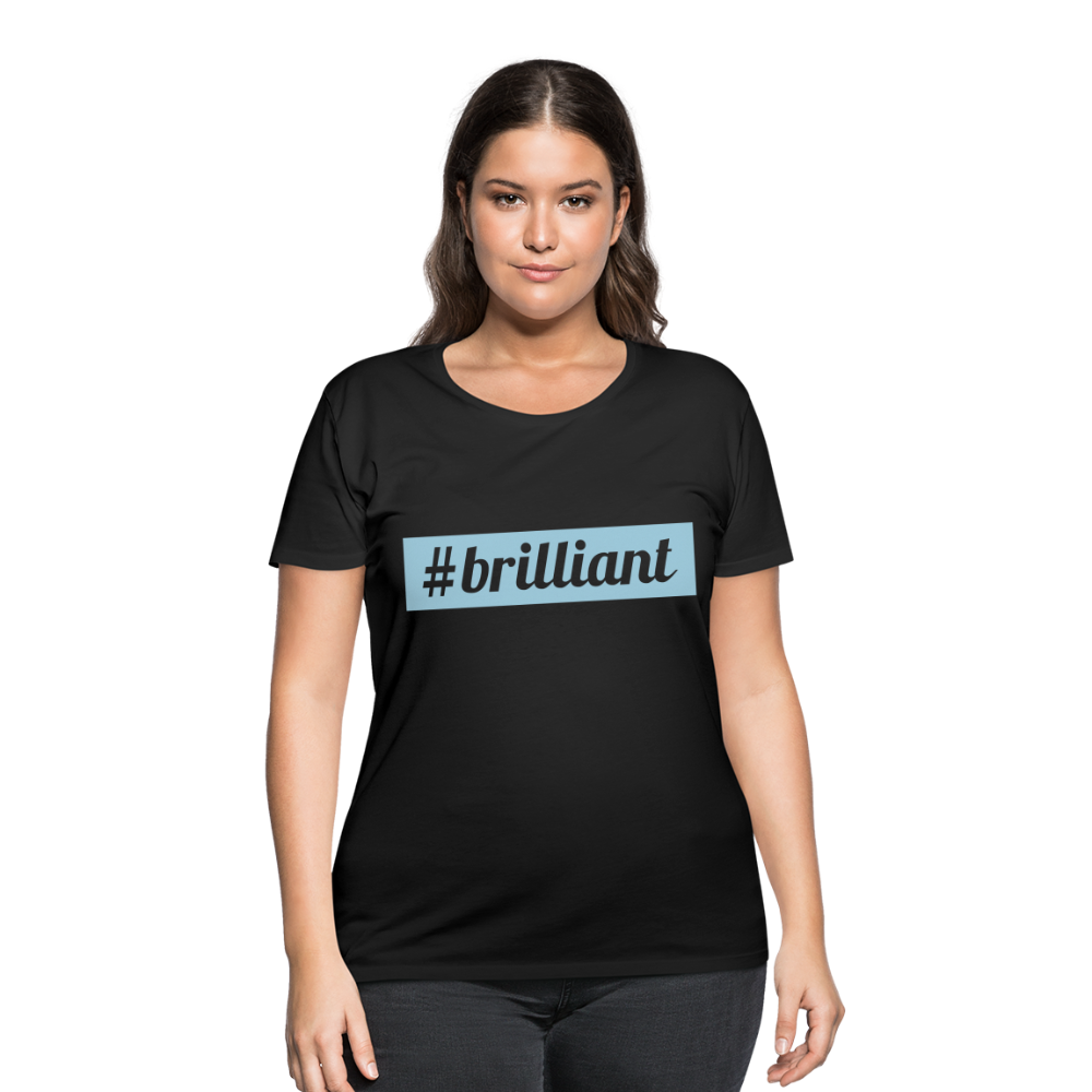 Women’s Curvy Hashtag Era T Shirt - black