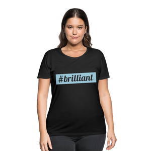 Women’s Curvy Hashtag Era T Shirt - black