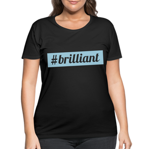 Women’s Curvy Hashtag Era T Shirt - black