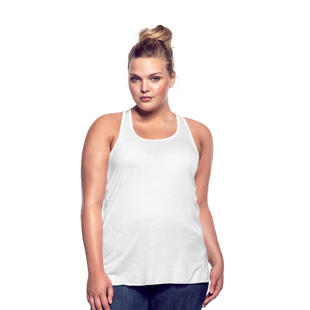 Women's Flowy Tank Top by Bella - white