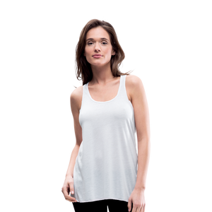 Women's Flowy Tank Top by Bella - white