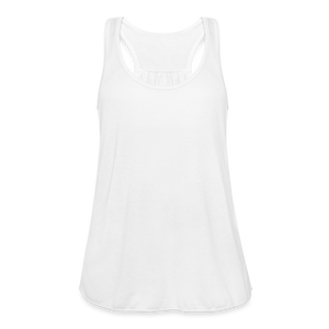 Women's Flowy Tank Top by Bella - white