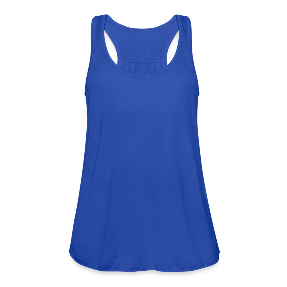 Women's Flowy Tank Top by Bella - royal blue