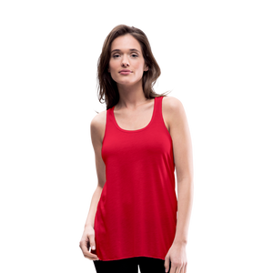 Women's Flowy Tank Top by Bella - red