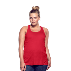 Women's Flowy Tank Top by Bella - red