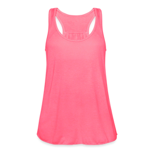 Women's Flowy Tank Top by Bella - neon pink