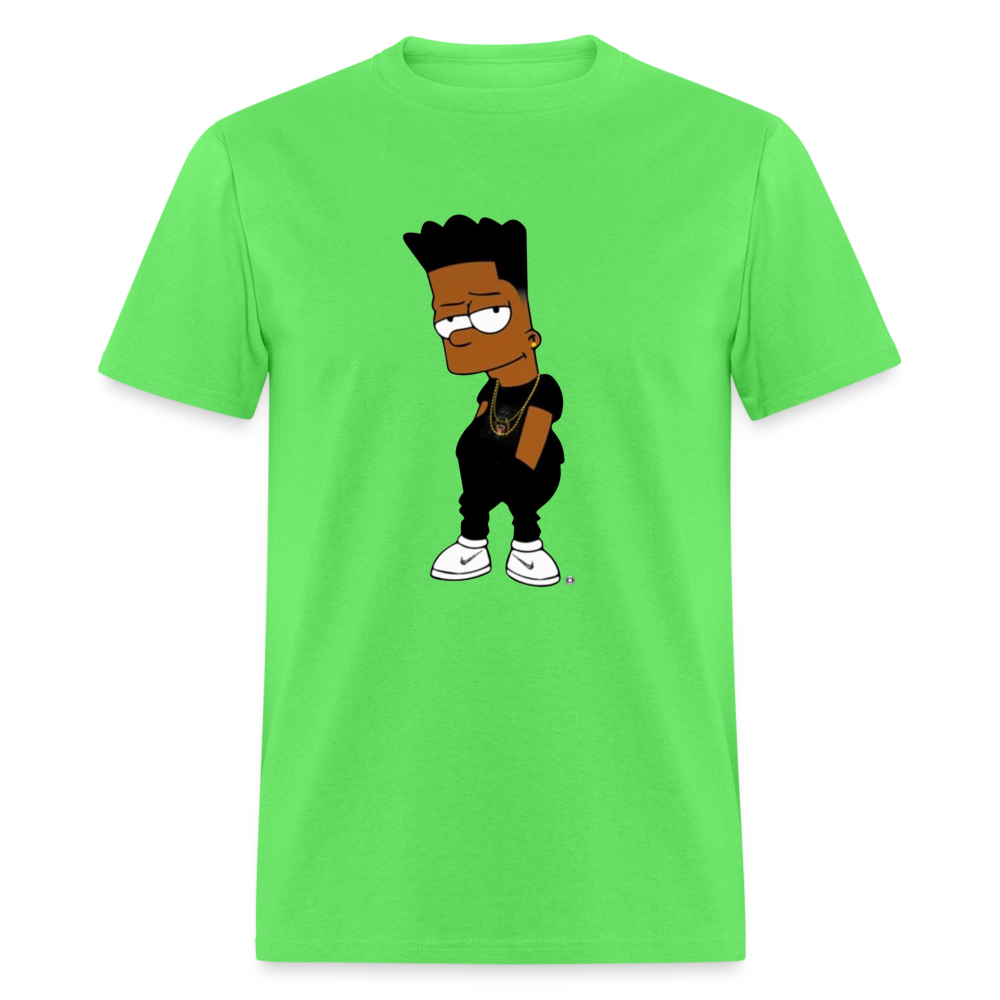 Unisex Classic Cartoon Print T Shirt - kiwi