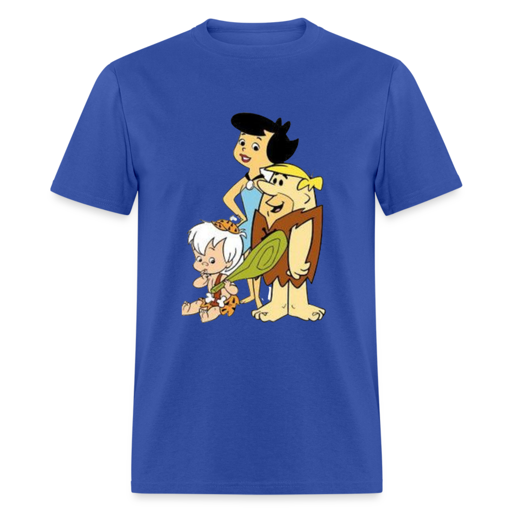 Unisex  Animated Print T Shirt - royal blue