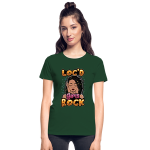 Women's Gildan Ultra Cotton Ladies T Shirt - forest green