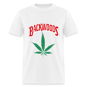 Unisex Classic Fruit of the Loom Backwoods T Shirt - white