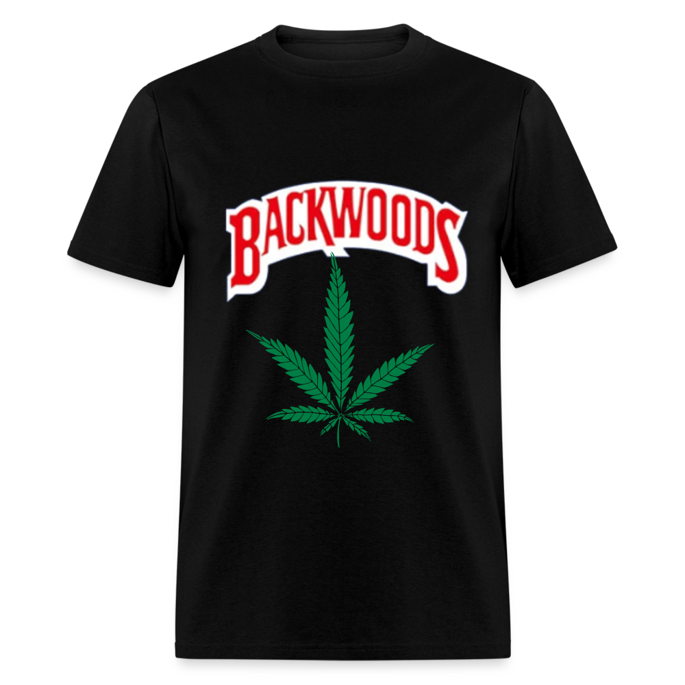 Unisex Classic Fruit of the Loom Backwoods T Shirt - black