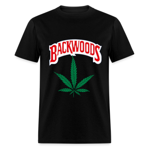 Unisex Classic Fruit of the Loom Backwoods T Shirt - black