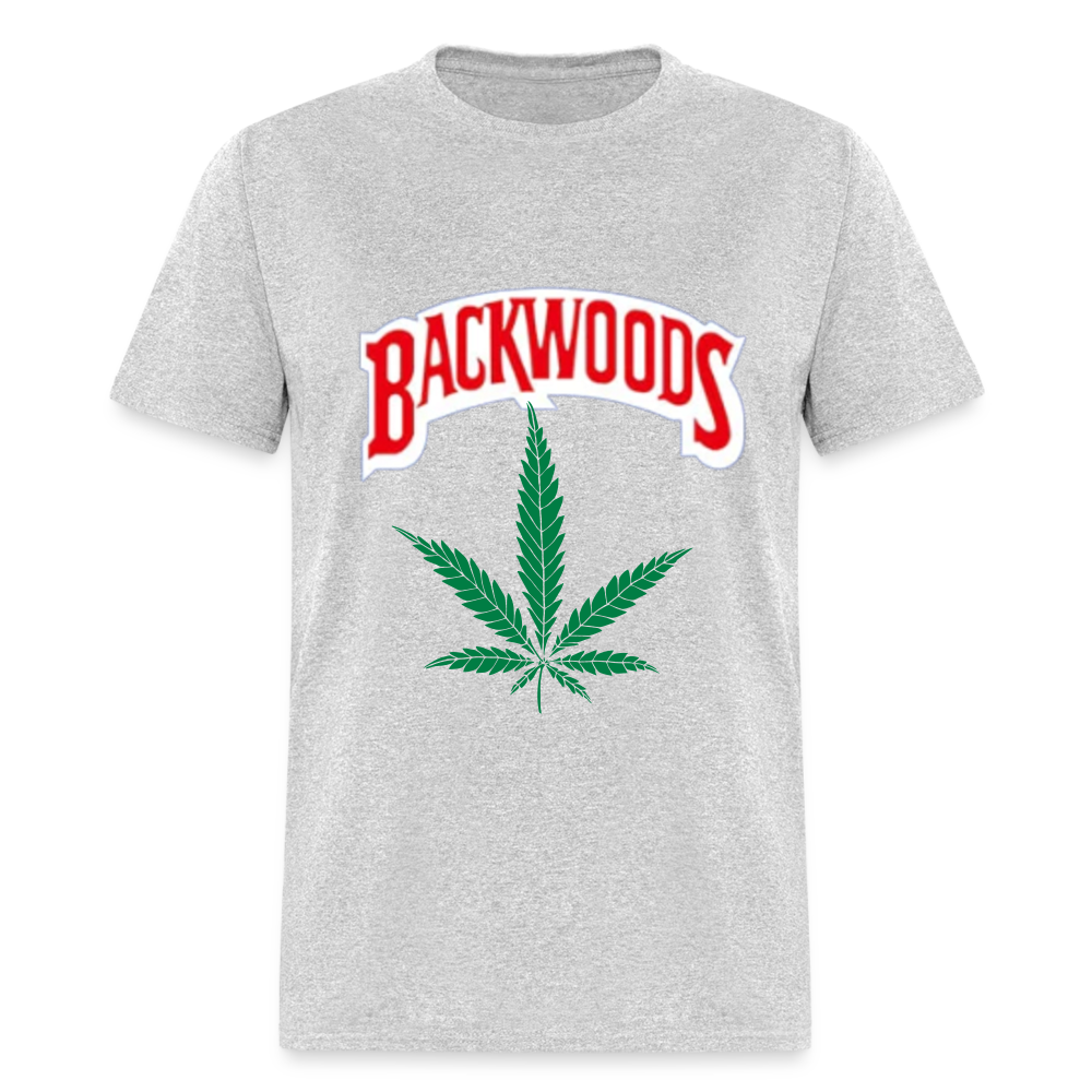 Unisex Classic Fruit of the Loom Backwoods T Shirt - heather gray