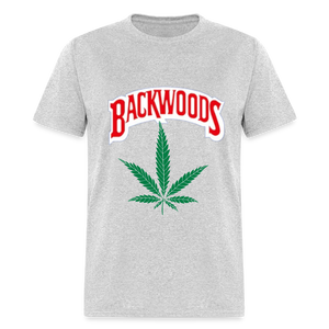 Unisex Classic Fruit of the Loom Backwoods T Shirt - heather gray