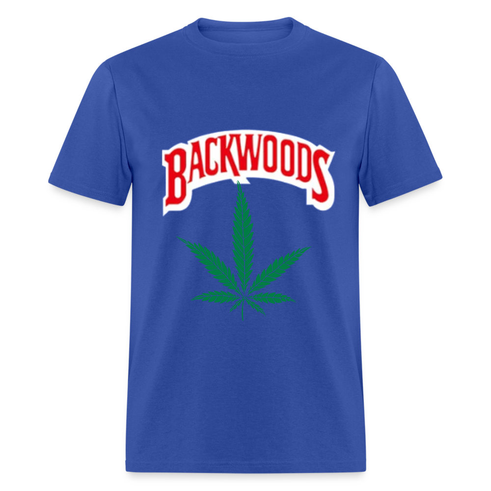 Unisex Classic Fruit of the Loom Backwoods T Shirt - royal blue