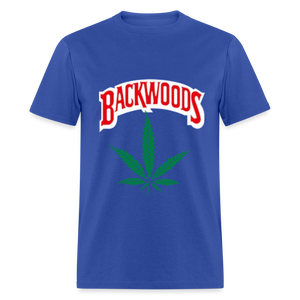 Unisex Classic Fruit of the Loom Backwoods T Shirt - royal blue