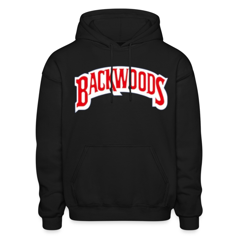 Unisex Heavy Blend Adult Backwoods Print Hoodie - black