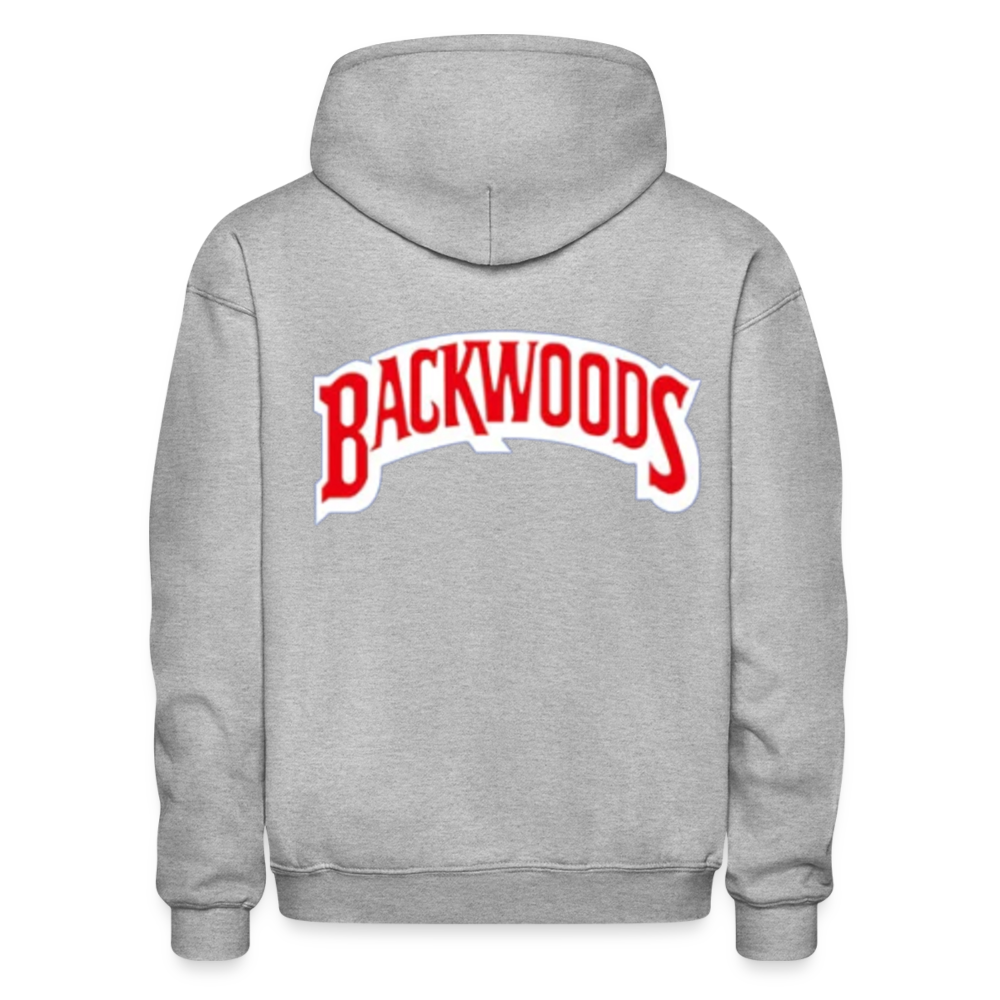 Unisex Heavy Blend Adult Backwoods Print Hoodie - heather gray