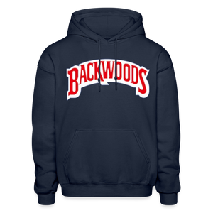 Unisex Heavy Blend Adult Backwoods Print Hoodie - navy