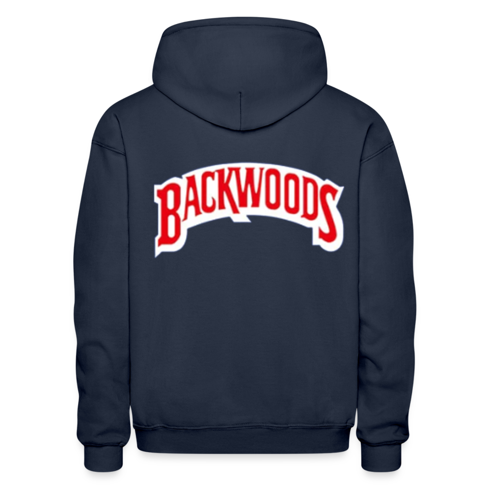 Unisex Heavy Blend Adult Backwoods Print Hoodie - navy