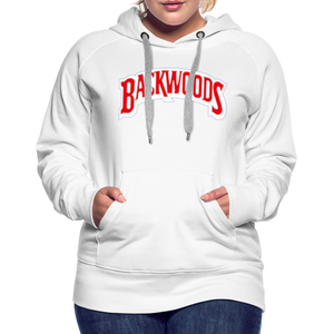 Women’s Premium Backwoods Print Hoodie - white