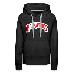 Women’s Premium Backwoods Print Hoodie - black