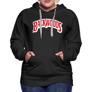 Women’s Premium Backwoods Print Hoodie - black