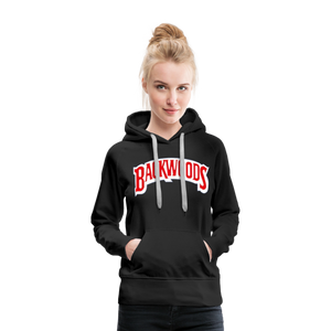 Women’s Premium Backwoods Print Hoodie - black