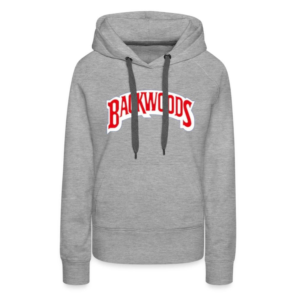 Women’s Premium Backwoods Print Hoodie - heather grey