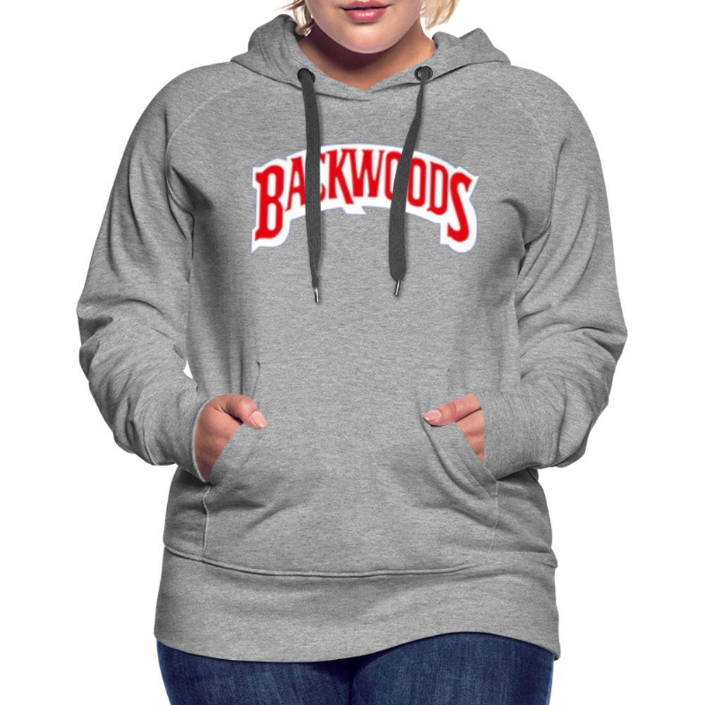 Women’s Premium Backwoods Print Hoodie - heather grey